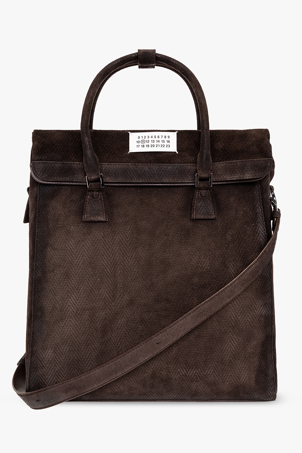 Brown '5AC' backpack Maison Margiela - tape logo waist bag paacl h62129 lzz  - SchaferandweinerShops TW